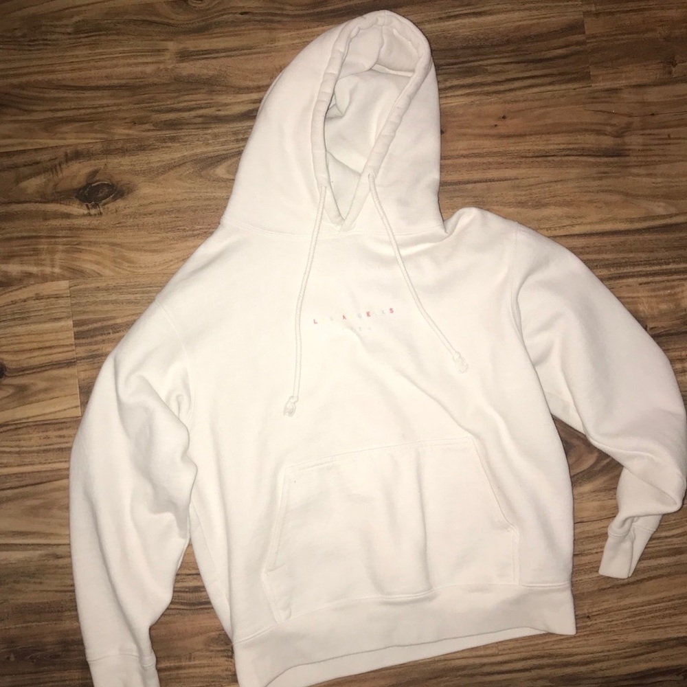 White hoodie